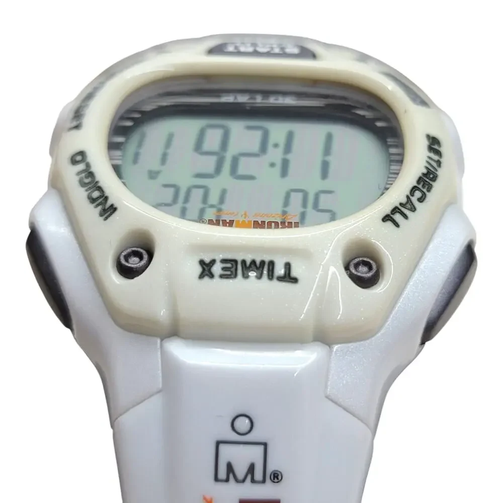 Timex Ironman Triathlon 30 Lap Watch White Arizona Tempe Midsize Broken Band